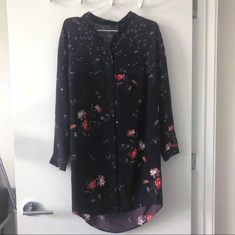 AllSaints silk Helle Amarillo Dress // sz 6 // NWT